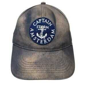 Captain Storm Amsterdam 5 Panel Cap Blue One Size Adjustable 6 Panel Beechfield